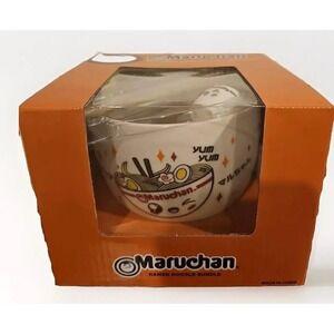 Maruchan Ramen Noodle Bowl Bundle W/Chopsticks, Sticks Holder and Soup Spoon NEW
